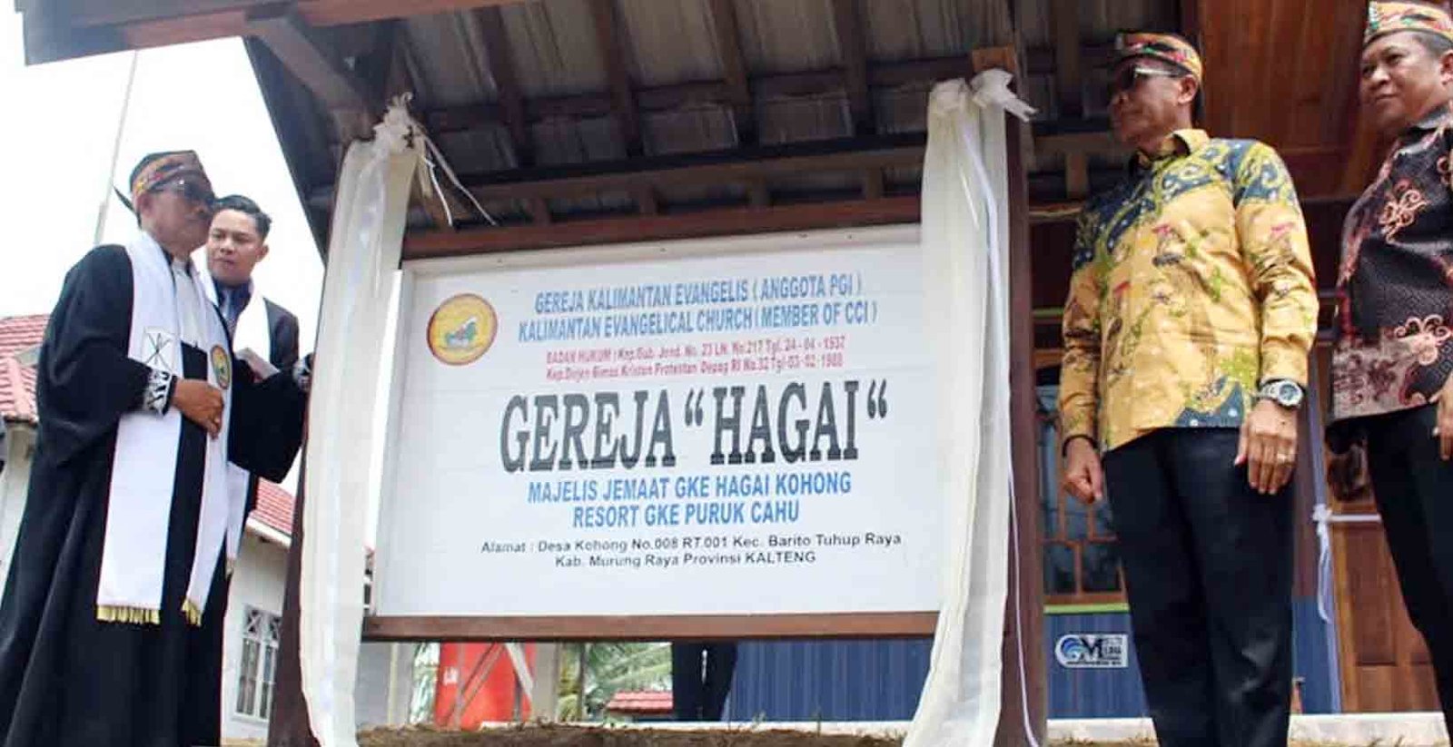 Pj Bupati Mura Hadiri Acara Peresmian Gereja Hagai