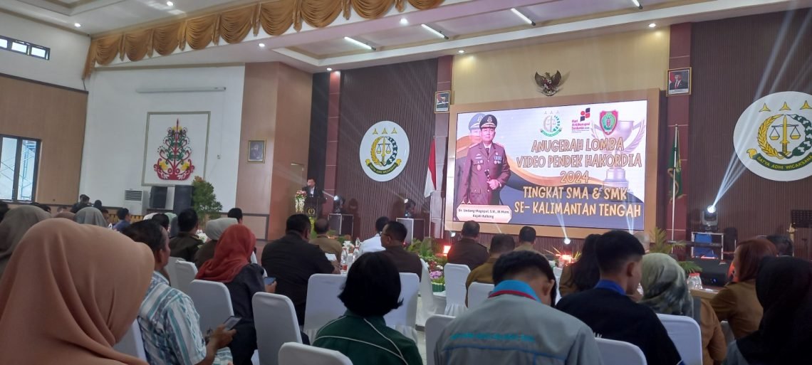 Peringati Hakordia 2024, Kejati Kalteng Gelar Lomba Video Pendek Tingkat SMA-SMK