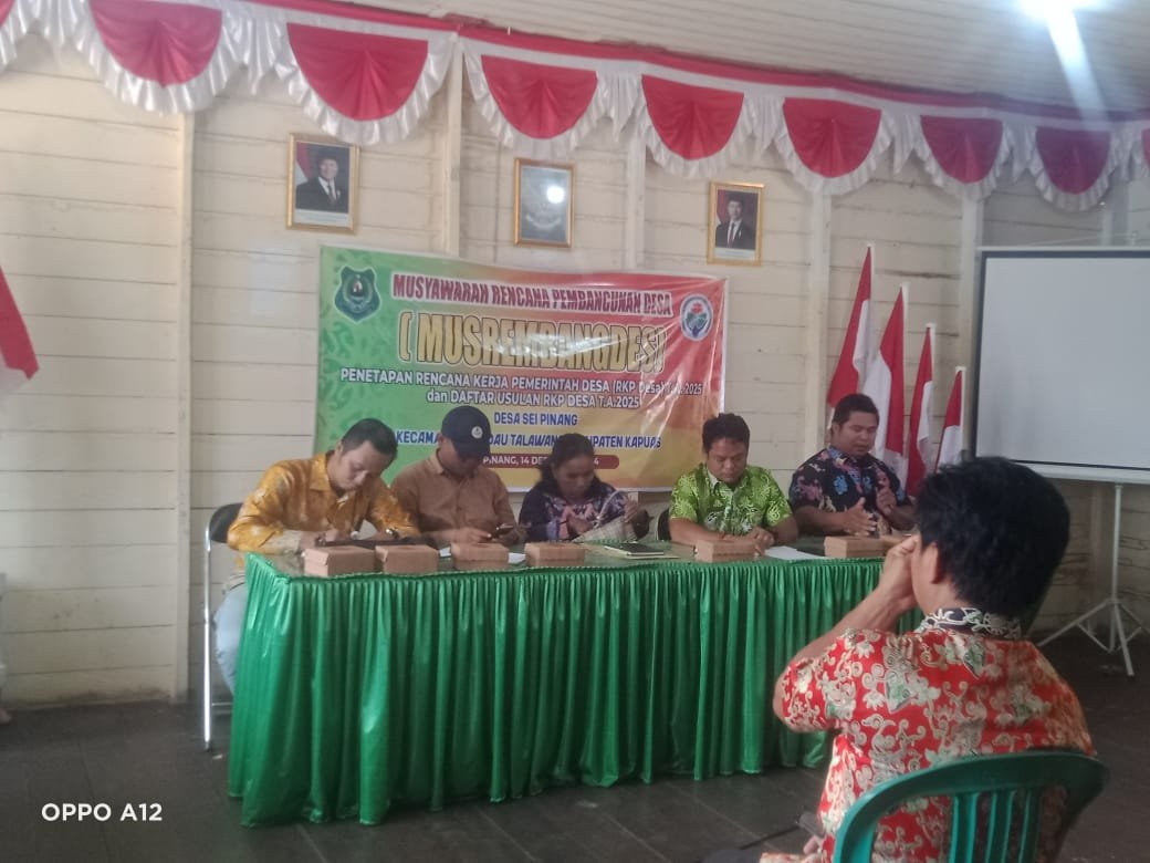 Tiga Skala Prioritas Pembangunan, Ini Hasil Musdes Sei Pinang