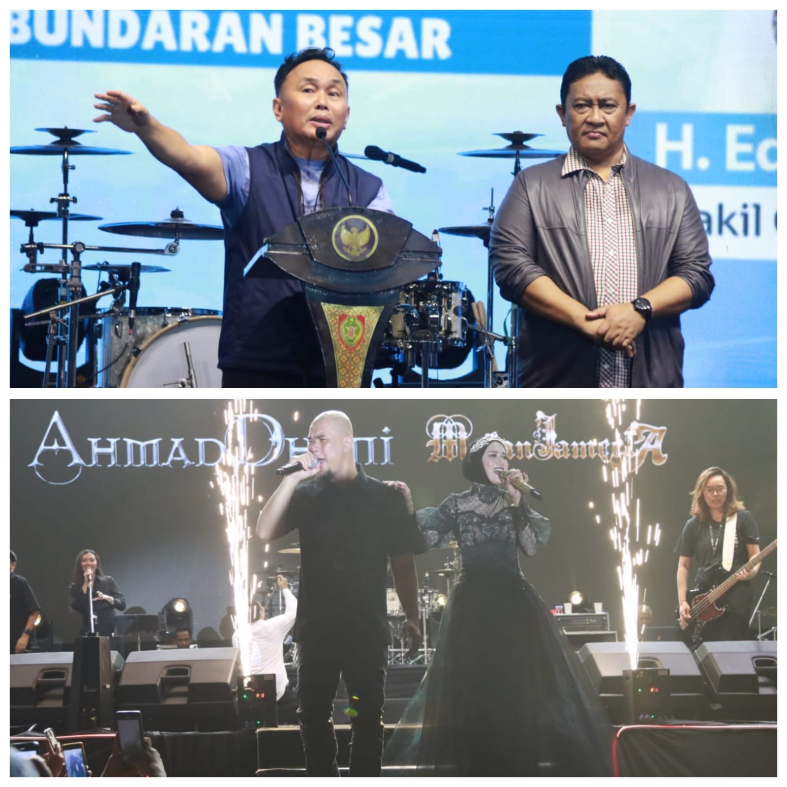 Malam Pergantian Tahun 2025, Pemprov Kalteng Hadirkan Ahmad Dhani dan Mulan Jameela Hibur Masyarakat