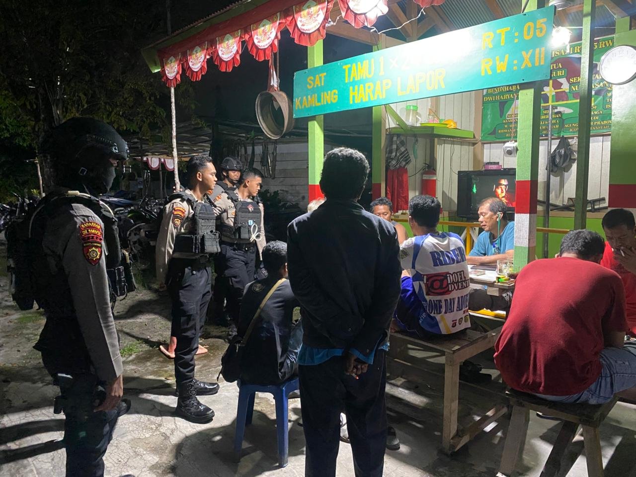 PPRC Ditsamapta Polda Kalteng Patroli Harkamtibmas