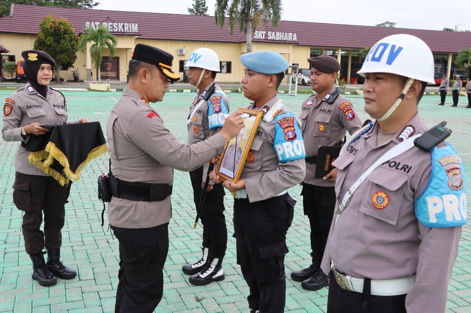 Kapolres Pulpis Pimpin PTDH Anggota Polri yang Melanggar Hukum