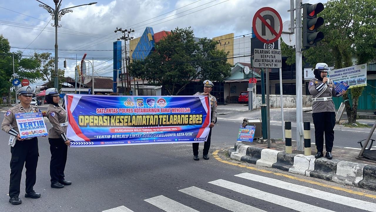 Polres Kobar Gelar Operasi Keselamatan Telabang 2025, Kapolres Ini Target Operasinya