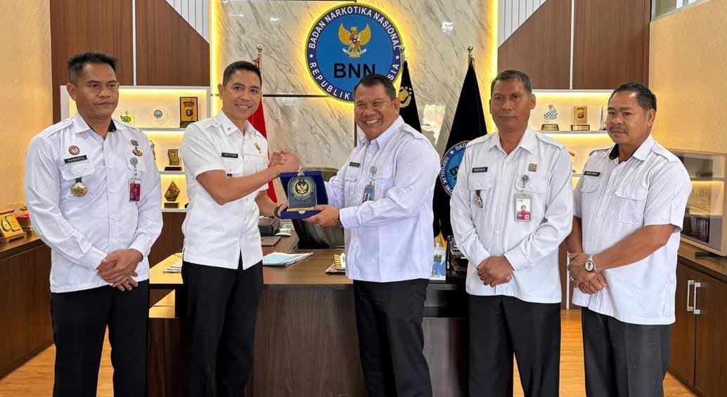 Satukan Visi Berantas Peredaran Narkoba, Kakanwil Ditjenpas Audensi BNNP Kalteng