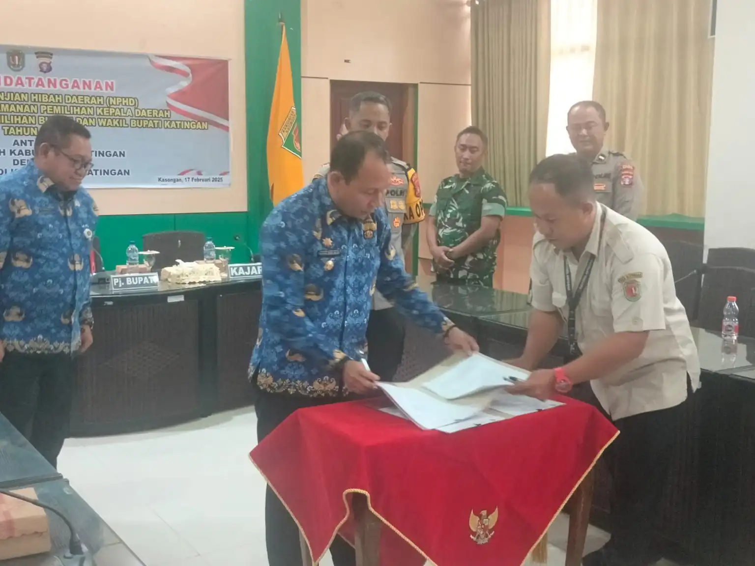 Pemkab Katingan Gelontorkan Kembali Dana Hibah Pengamanan Pilkada 2024