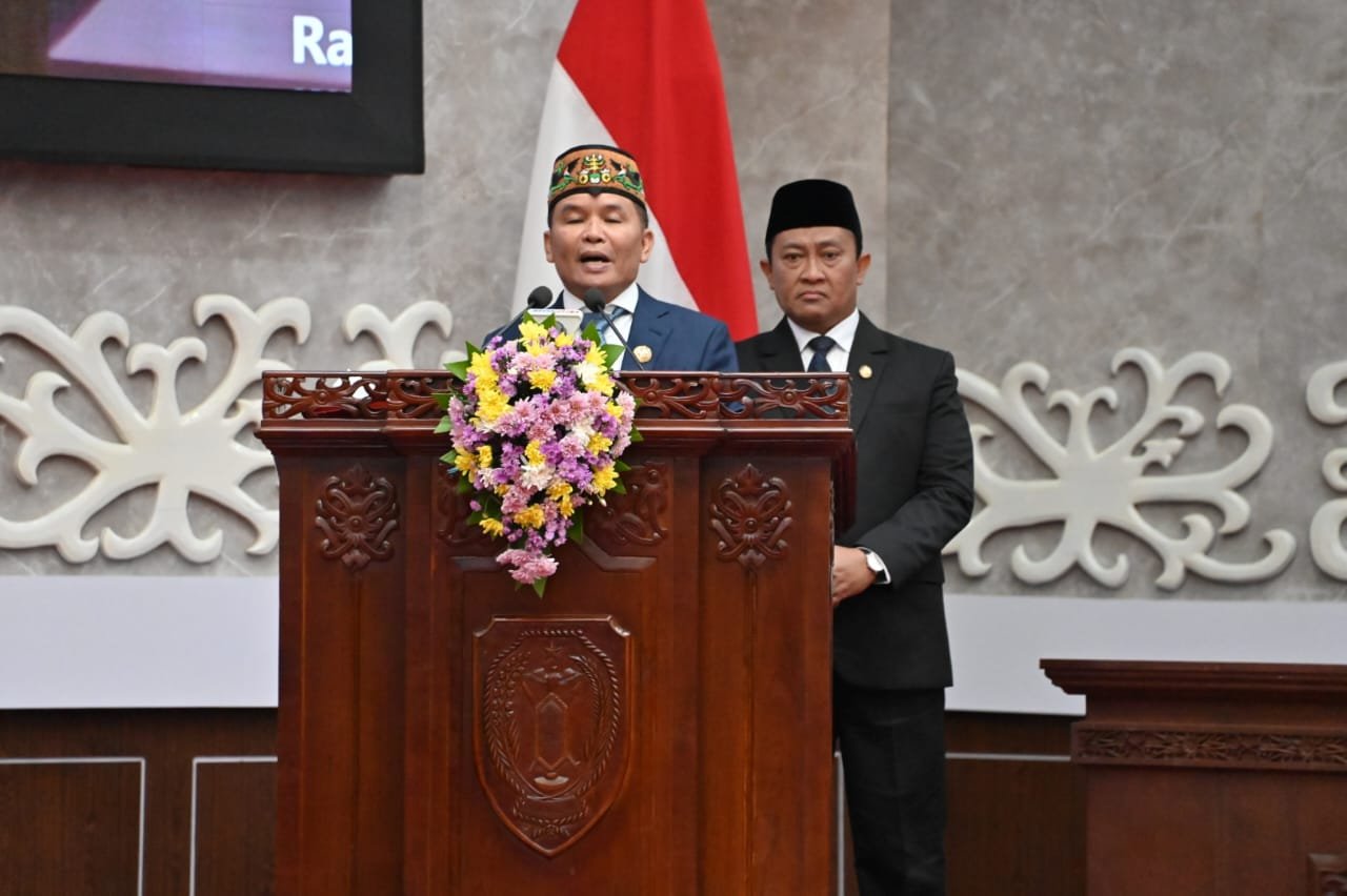 Pidato Perdana, Agustiar Sampaikan Visi Misi Kalteng Maju dan Sejahtera