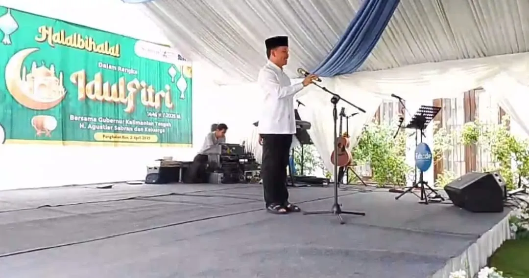 Halal Bilhalal, Gubernur Agustiar Ajak Masyarakat Bersatu Membangun Kalimantan Tengah