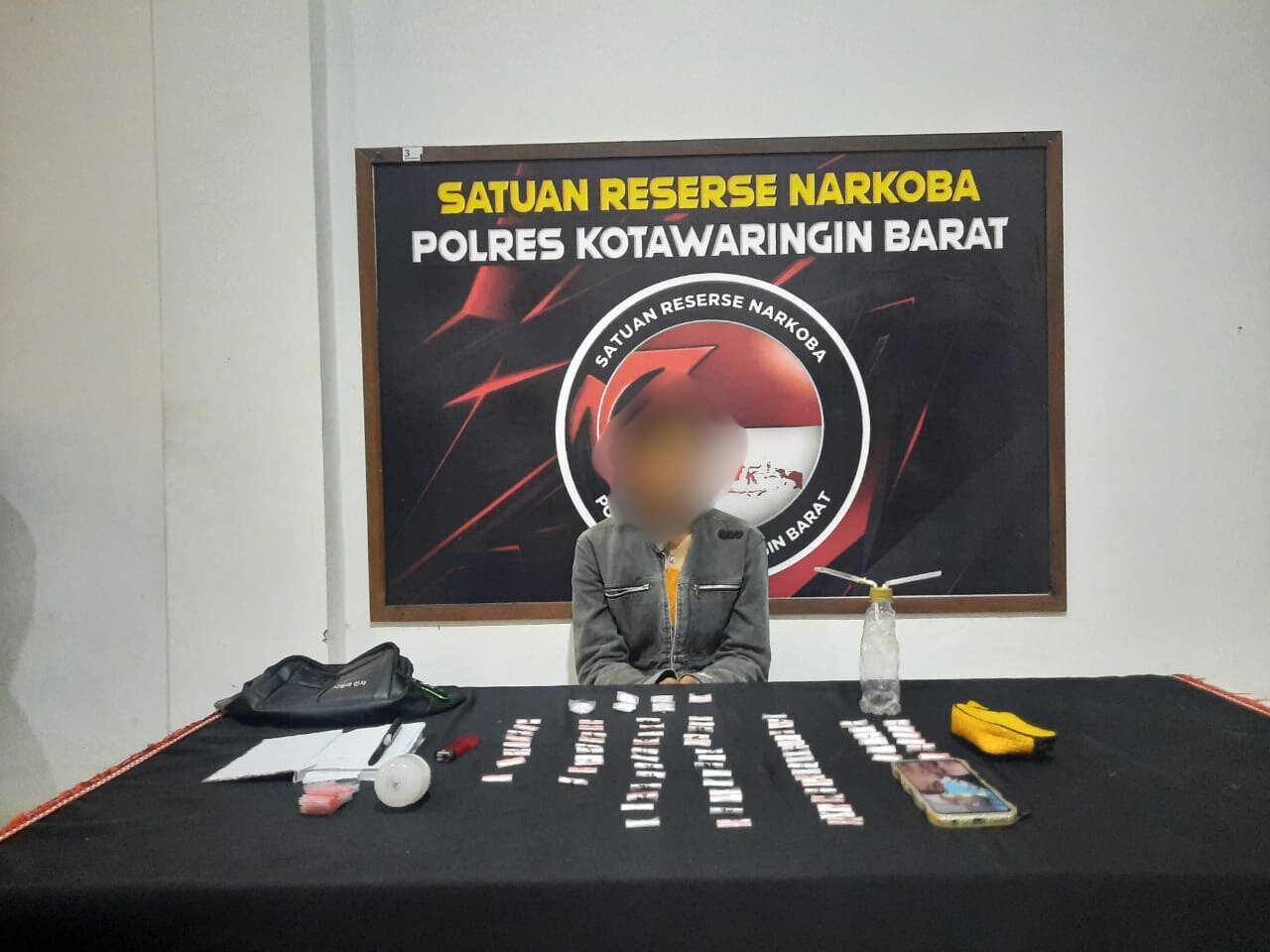 Polres Kobar Berhasil Amankan Seorang Wanita Penjual Narkotika, 80 Paket Sabu Disita