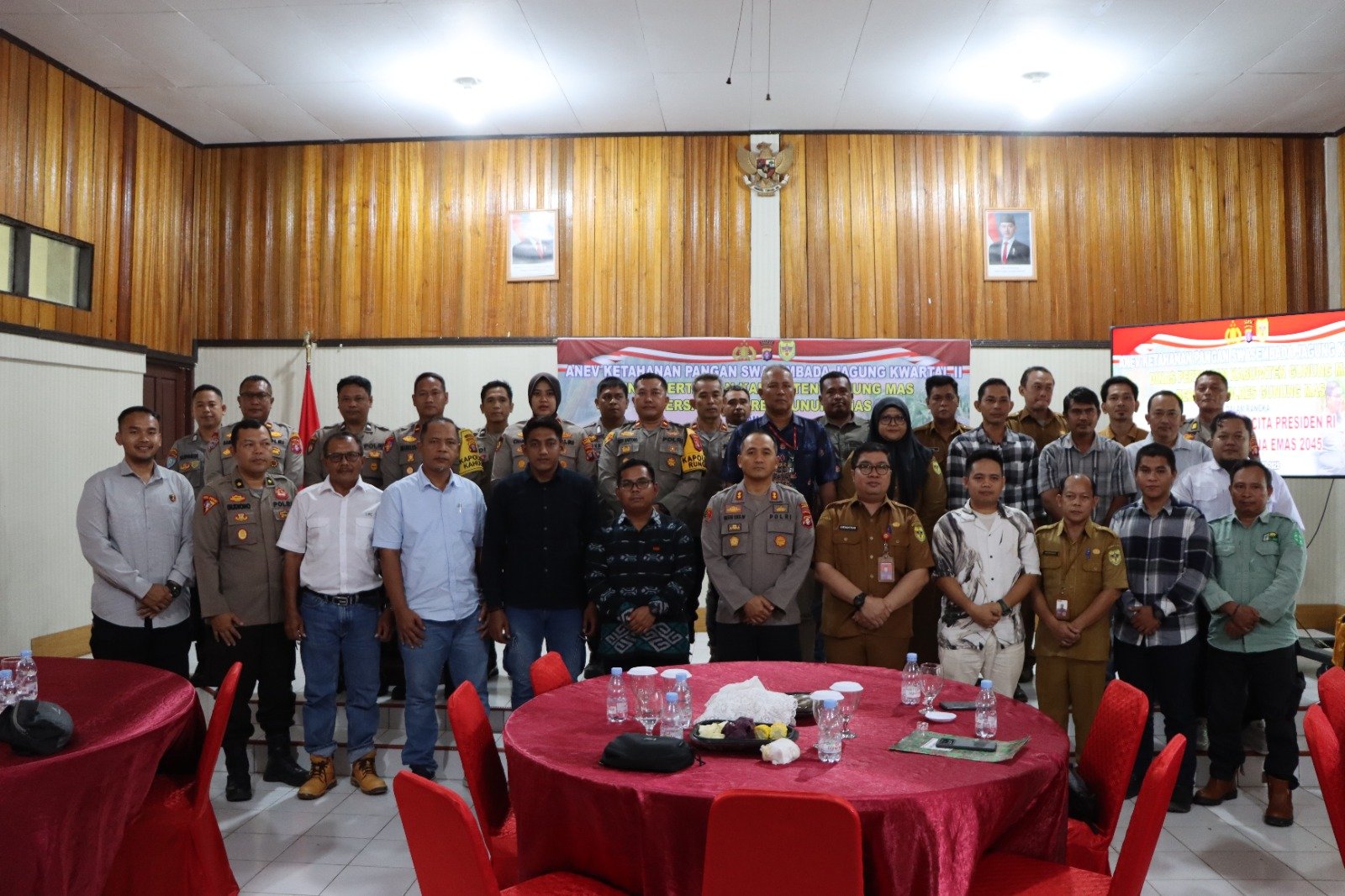 Perkuat Swasembada Jagung, Polres Gumas Sinergi bersama Pemkab dan PBS