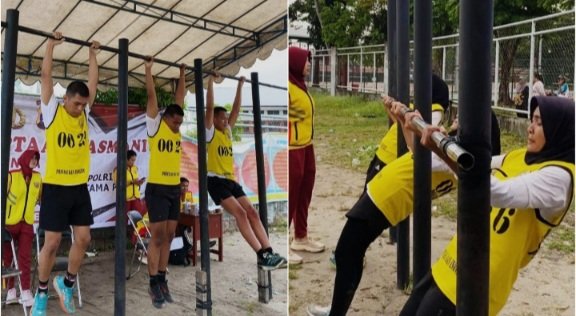 125 Peserta Seleksi Bintara Polri 2025 Ikuti Tes Kesamaptaan Jasmani