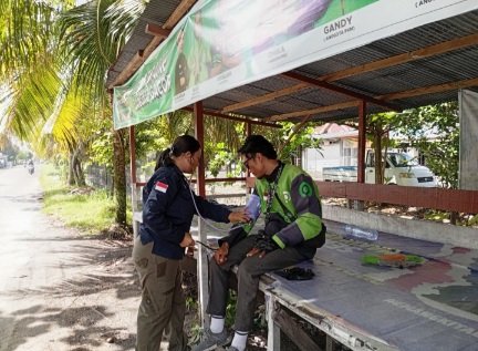 Sidokkes Polresta Beri Layanan Rikkes Gratis kepada Pengemudi Ojol