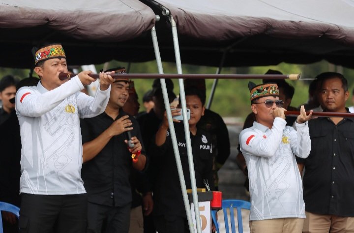 Polda Kalteng Gelar Lomba Menembak dan Sipet Warnai HUT Bhayangkara ke-79