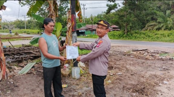 Satgas Preemtif OBKT Polresta Sosialisasikan Pencegahan Karhutla