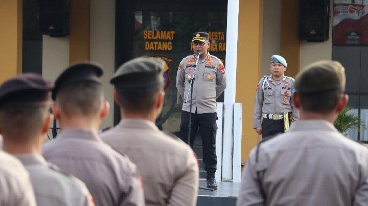 Wakapolresta Palangka Raya Ingatkan Jaga dan Tingkatkan Kepedulian Antar Personel