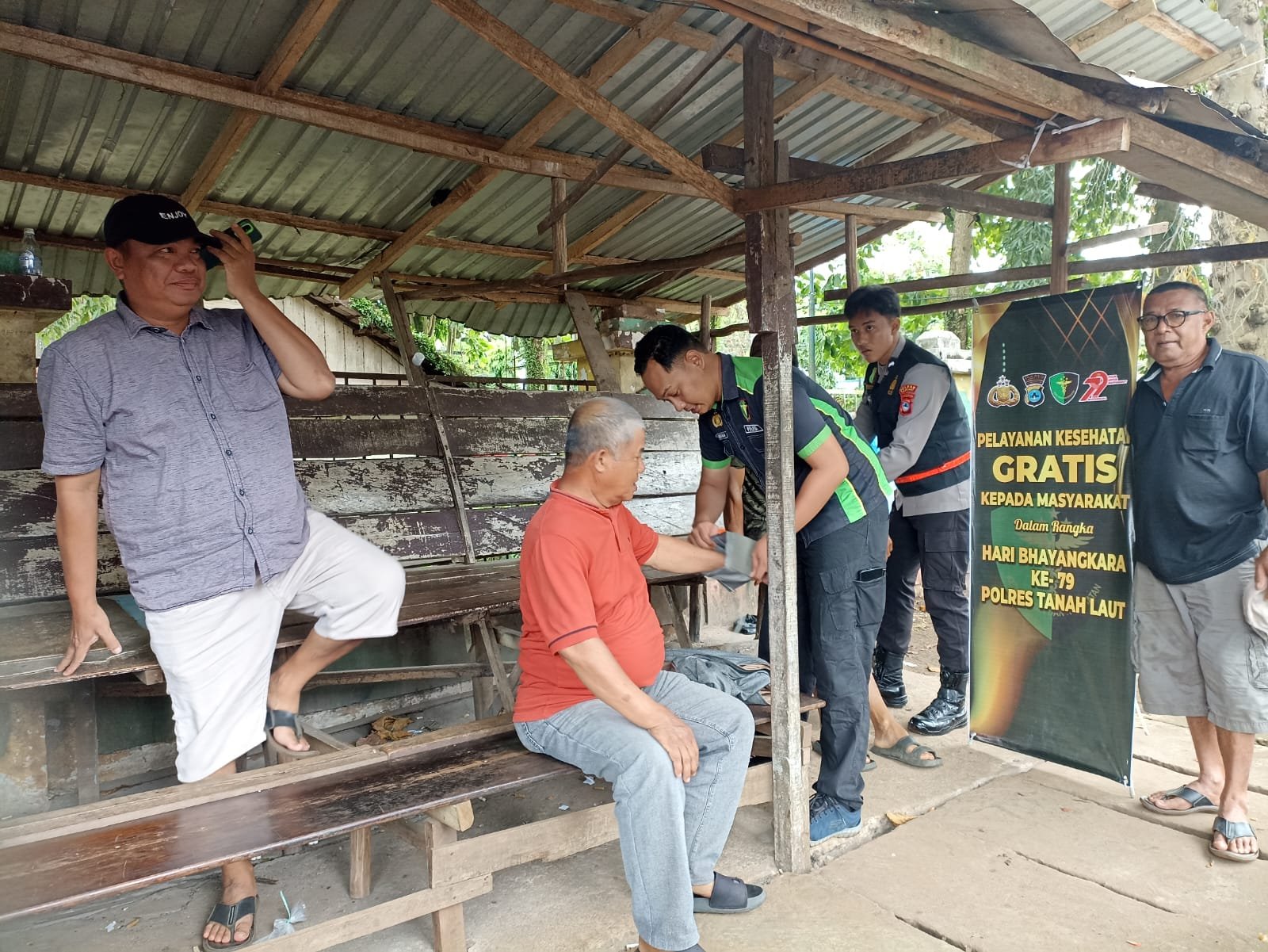 Jelang HUT Bhayangkara Ke-79, Sidokkes Gelar Bakti Kesehatan Polri