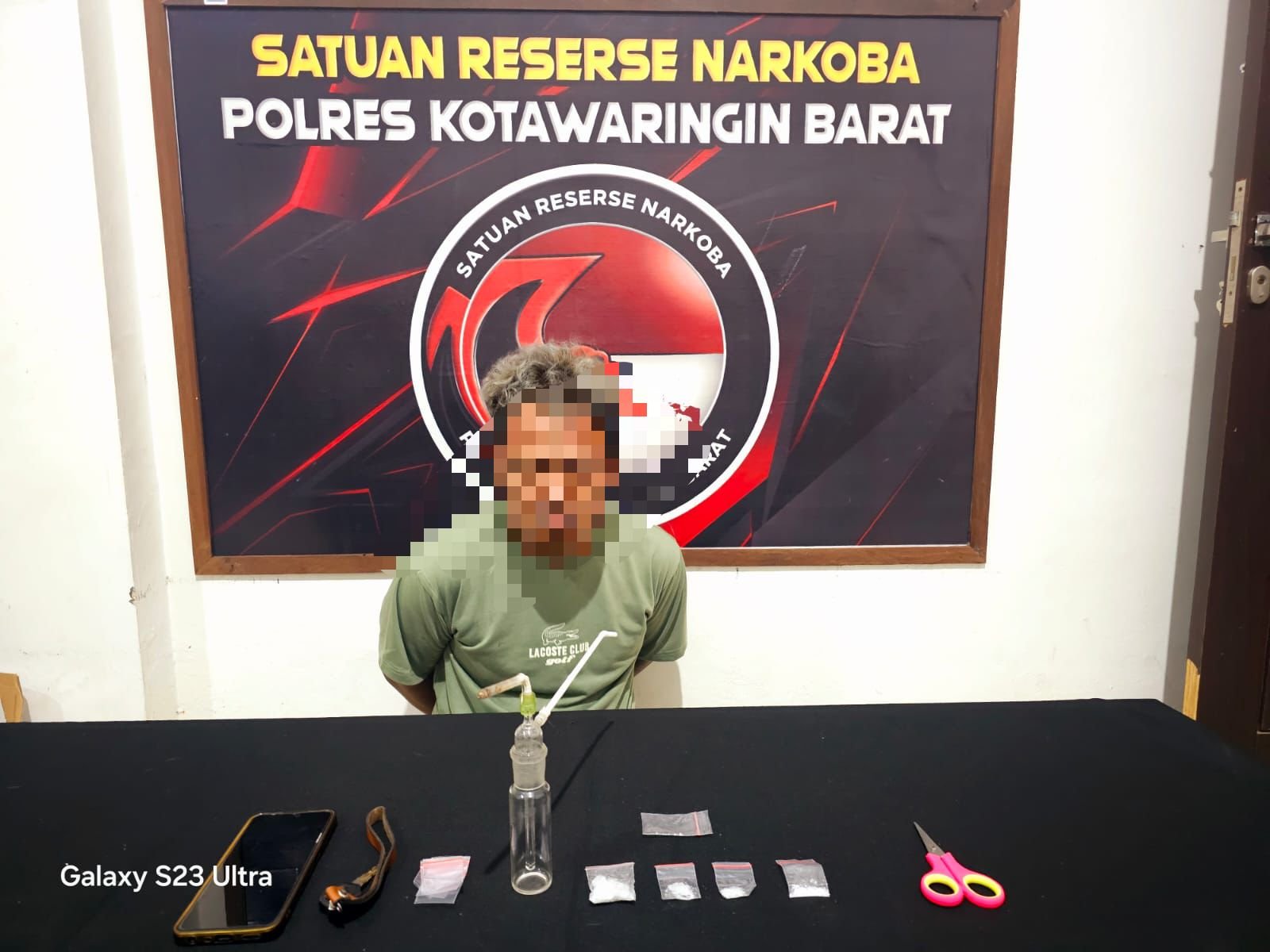 Simpan Narkoba, Polres Kobar Berhasil Ciduk Pria 41 Tahun