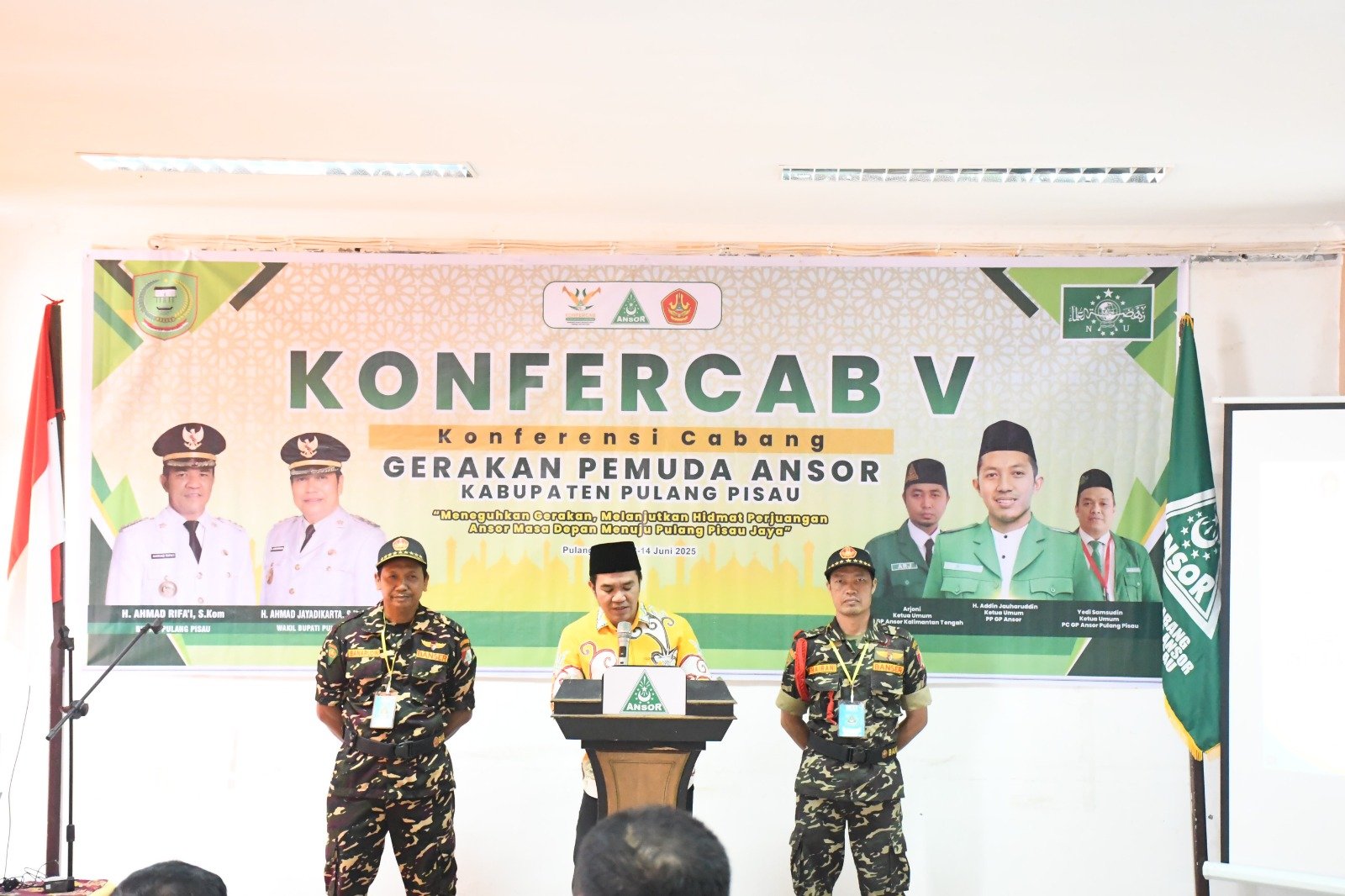 Hadiri Konferensi Cabang V GP Ansor Pulang Pisau, Ini Kata Bupati Rifa’i