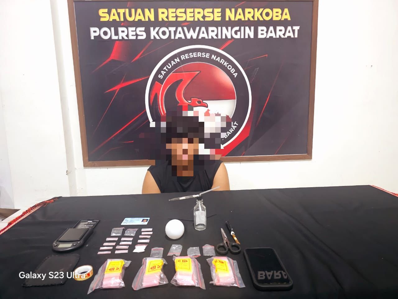 Pria Miliki 15 Paket Sabu Diamankan Polres Kobar