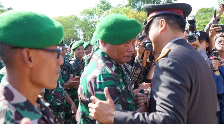 HUT ke-79 Bhayangkara, Dandim 1016/Plk: Teruskan Sinergitas Bersama TNI