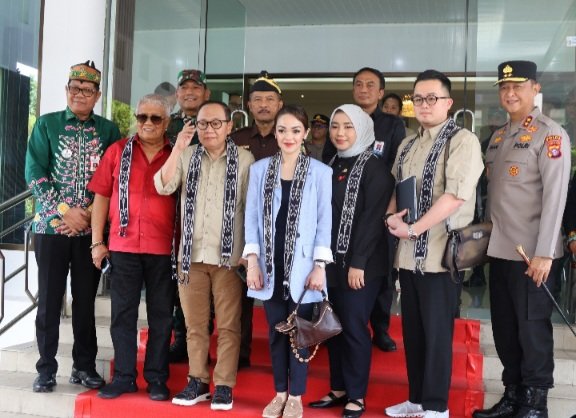 Kapolda Sambut Kunjungan Kerja Komisi I DPR RI di Palangka Raya