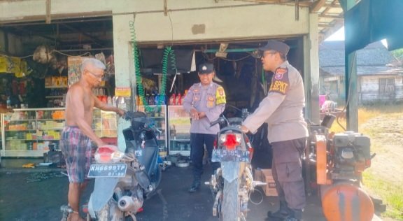 Polsek Bukit Batu Sosialisasikan Larangan Knalpot Brong