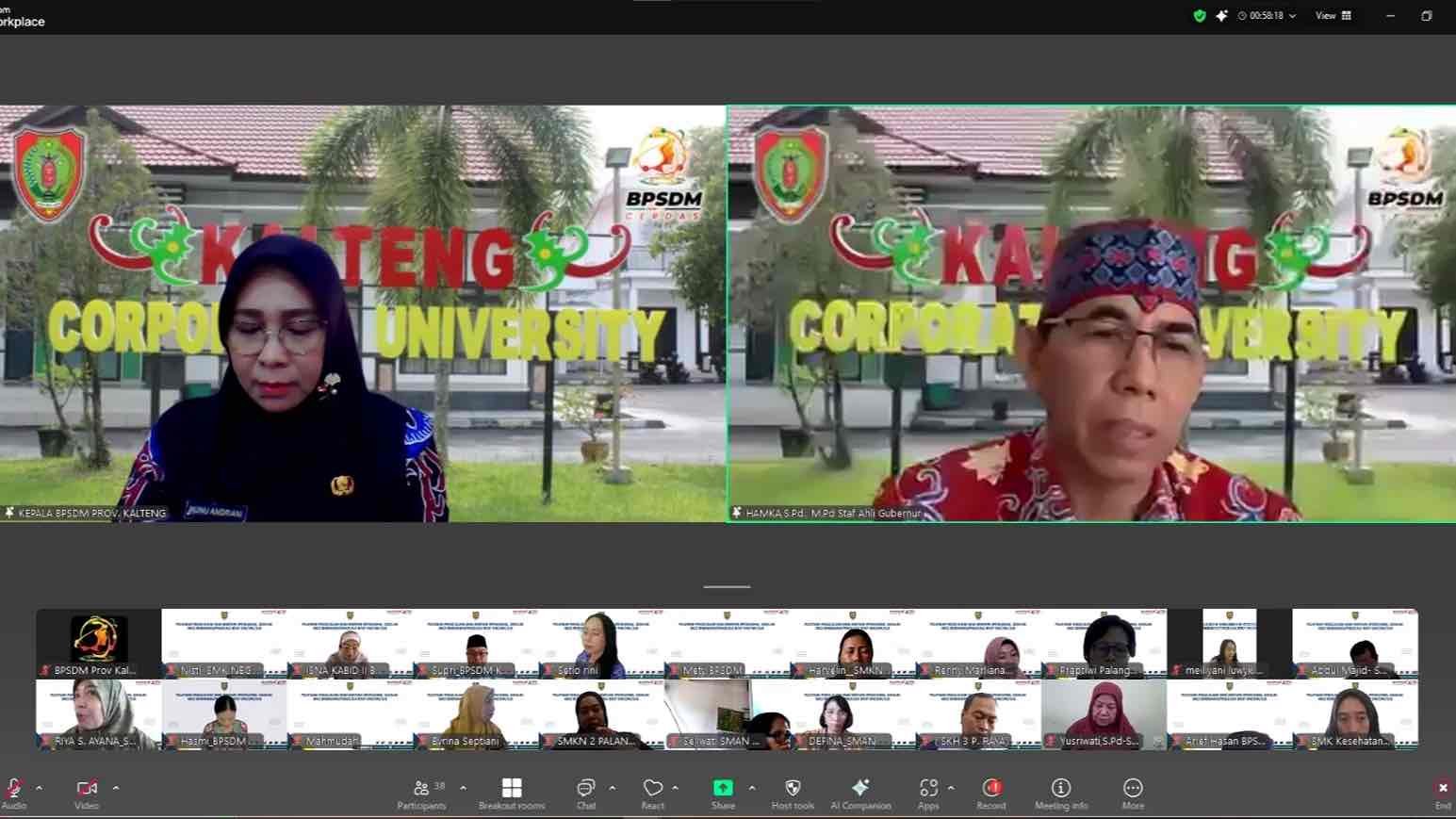 Pemprov Kalteng Gelar Pelatihan Pengelolaan Dana BOS Tepat, Cepat dan Akuntabel