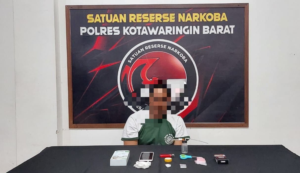 Simpan Sabu Dalam Kotak Rokok, Polres Kobar Berhasil Tangkap Seorang Nelayan