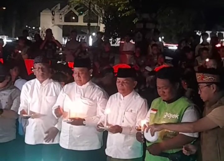 Gubernur dan Wagub Kalteng Puji Aksi Doa Bersama Ratusan Driver Ojol