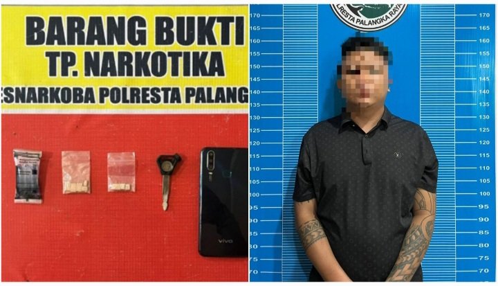 Kantongi 6 Butir Ekstasi, Pemuda Bertato Dibekuk Polisi