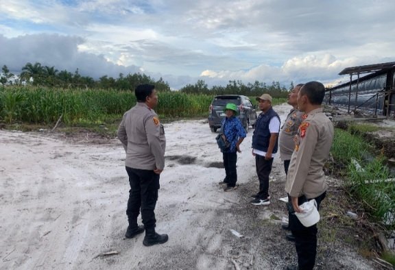 Kapolresta Palangka Raya Tinjau Persiapan Panen Raya Jagung Kuartal III