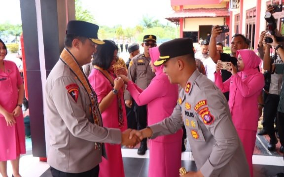 Kapolres Katingan Sambut Hangat Kunker Kapolda Kalteng