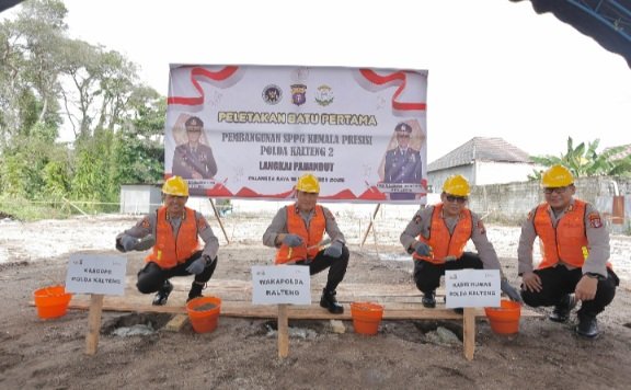 Dukung Makan Bergizi Gratis, Polda Kalteng Bangun SPPG Tahap II di Kelurahan Langkai