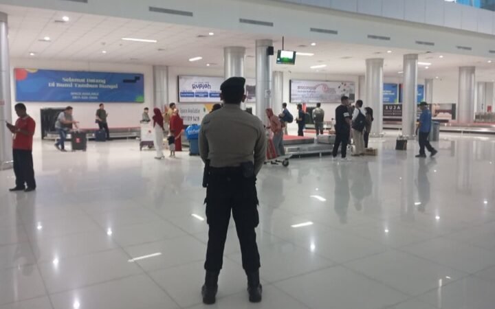 Akhir Pekan, Kepolisian Intensifkan Patroli di Bandara Tjilik Riwut