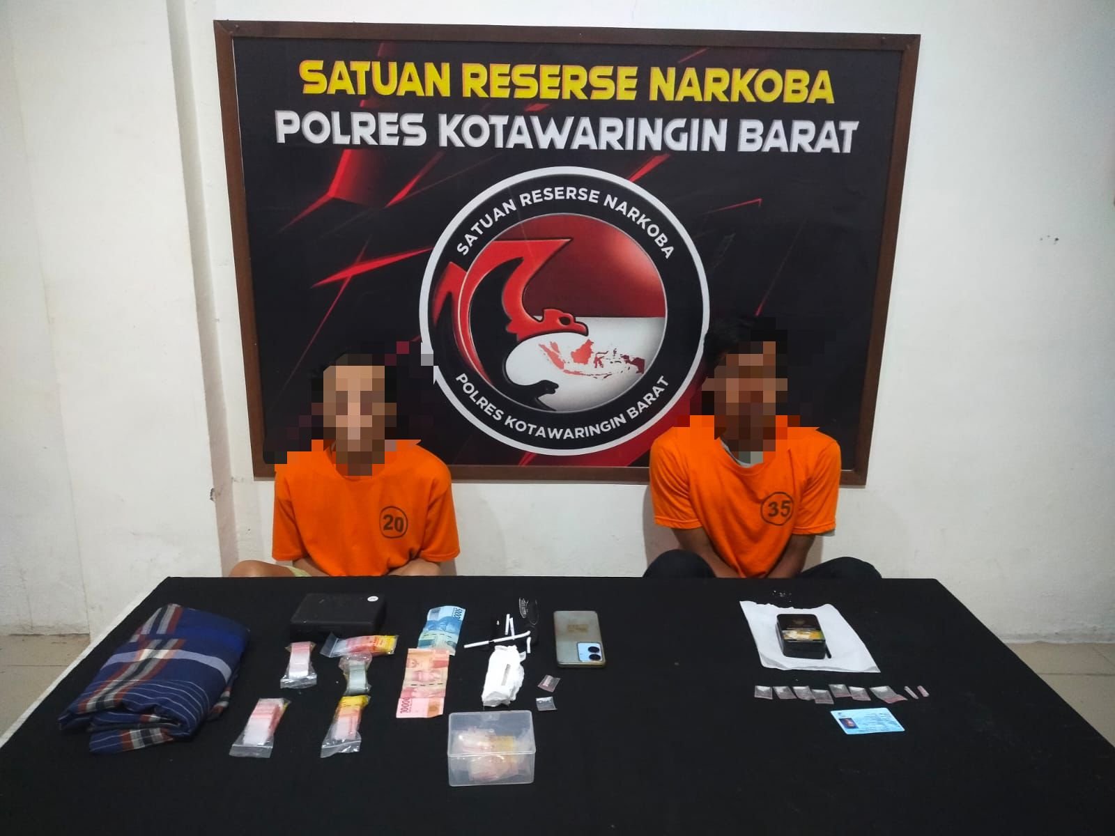 Polres Kobar Berhasil Ciduk Dua Pengedar Narkotika