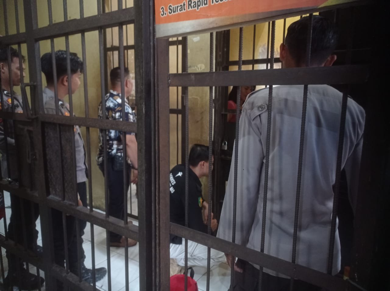 Polres Gunung Mas Lakulan Pengecekan Kesehatan Tahanan