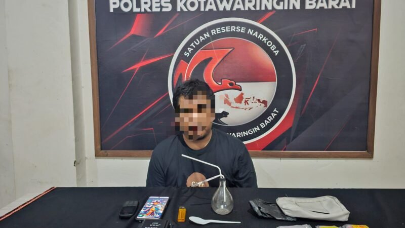 Simpan Sabu, Polres Kobar Berhasil Tangkap Pria Asal Kumai