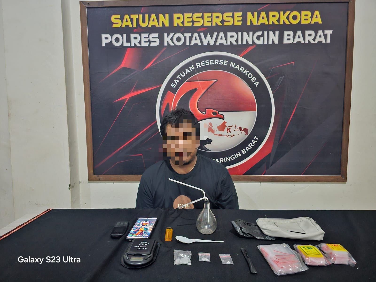Simpan Sabu, Polres Kobar Berhasil Tangkap Pria Asal Kumai