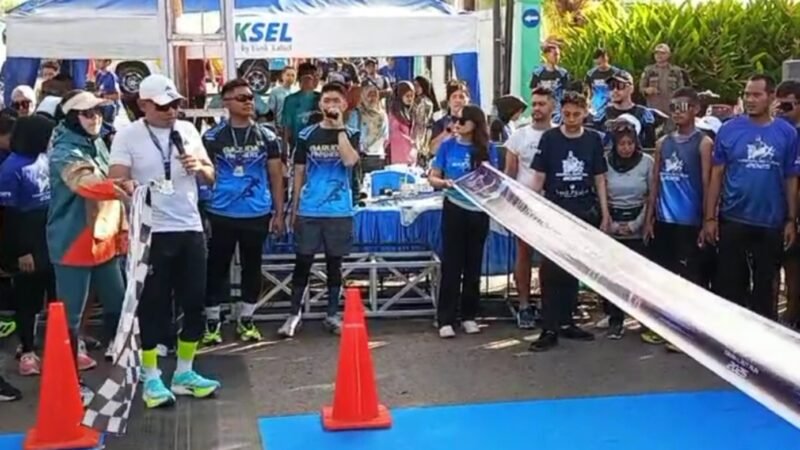 Bupati dan Wabup Tala Pimpin Pelepasan Fun Run 2025 Meriah