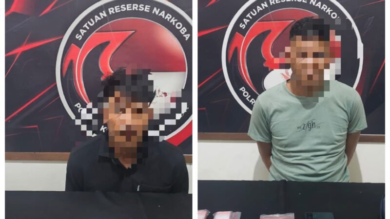 Polres Kobar Amankan Dua Pelaku Peredaran Gelap Narkotika