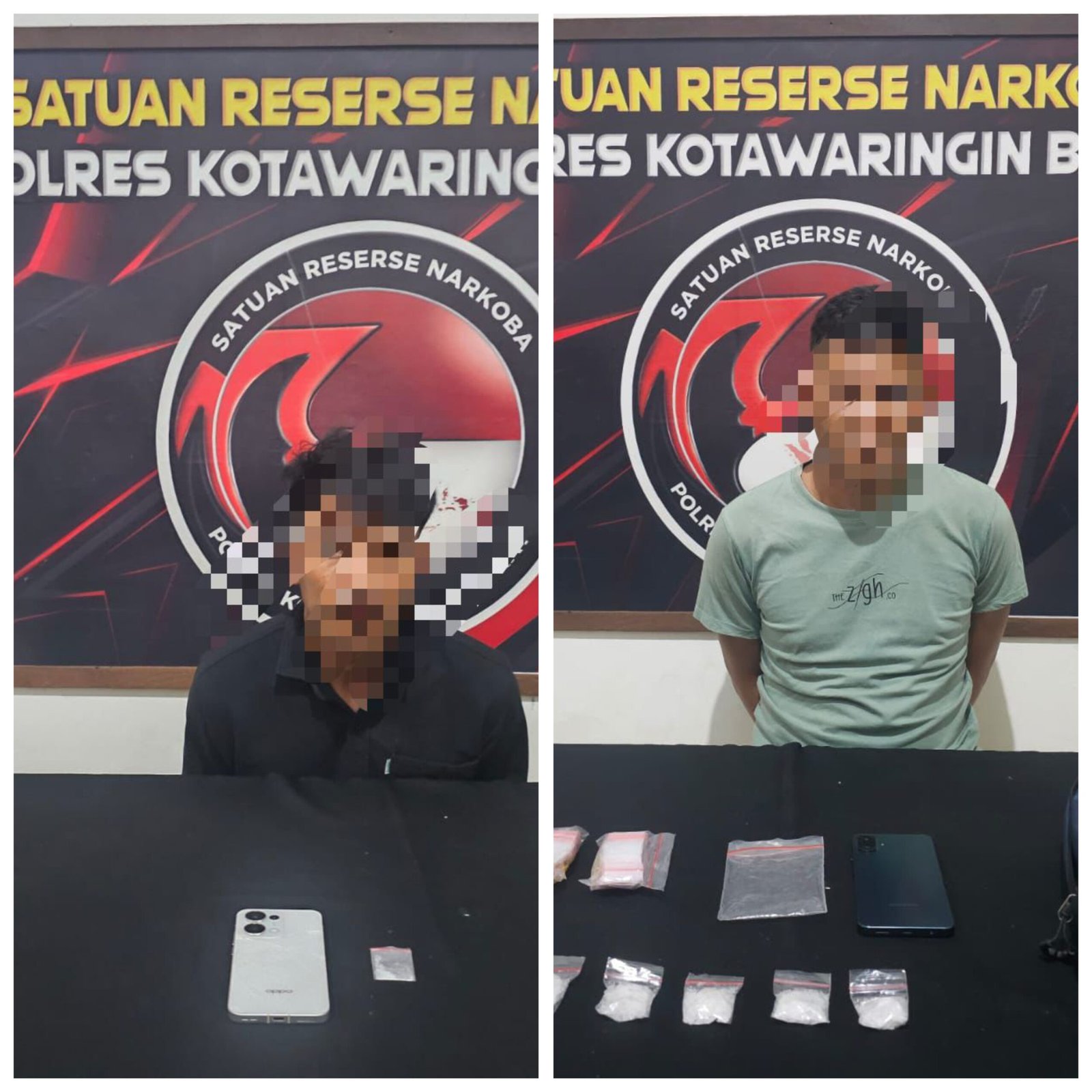 Polres Kobar Amankan Dua Pelaku Peredaran Gelap Narkotika