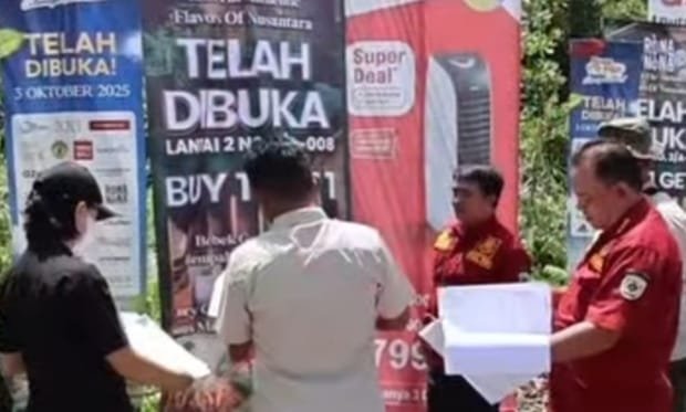Reklame Liar di Palangka Raya Ditertibkan