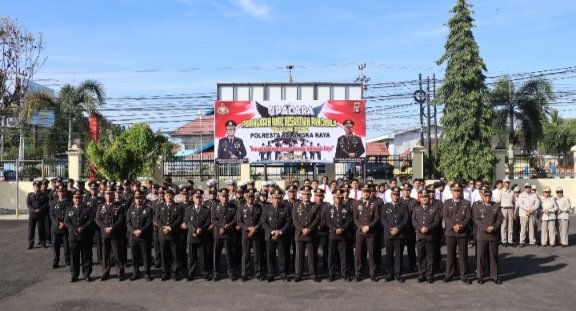 Polresta Palangka Raya Gelar Upacara Hari Kesaktian Pancasila