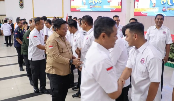Kapolresta Palangka Raya Hadiri Pelantikan Pengurus PBVSI Kalteng