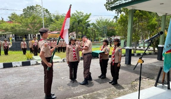 Diksar Saka Wira Kartika Kodim 1016/Plk 2025 Resmi Ditutup