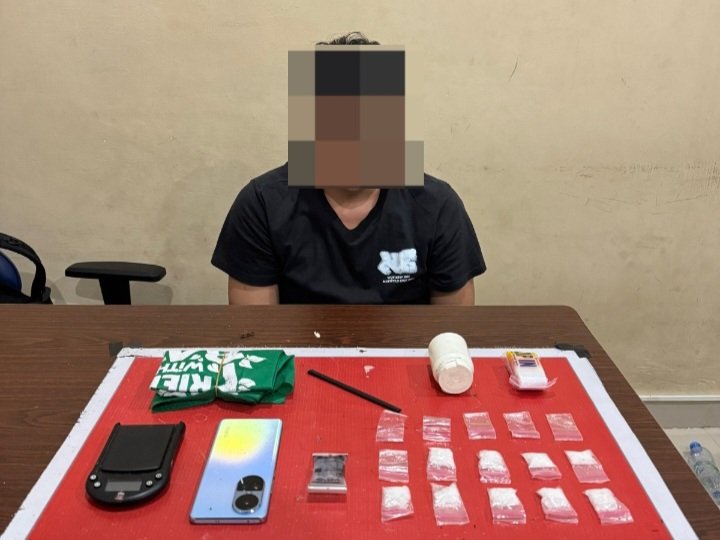 Pengedar Narkoba di Rakumpit Diringkus, Simpan 15 Paket Sabu Siap Edar