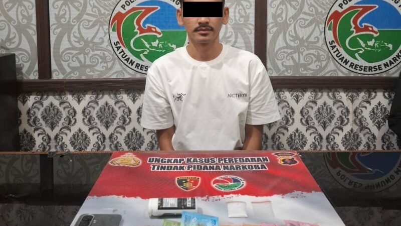 Simpan Sabu di Botol Permen, Pria Asal Tewah Ditangkap Polisi
