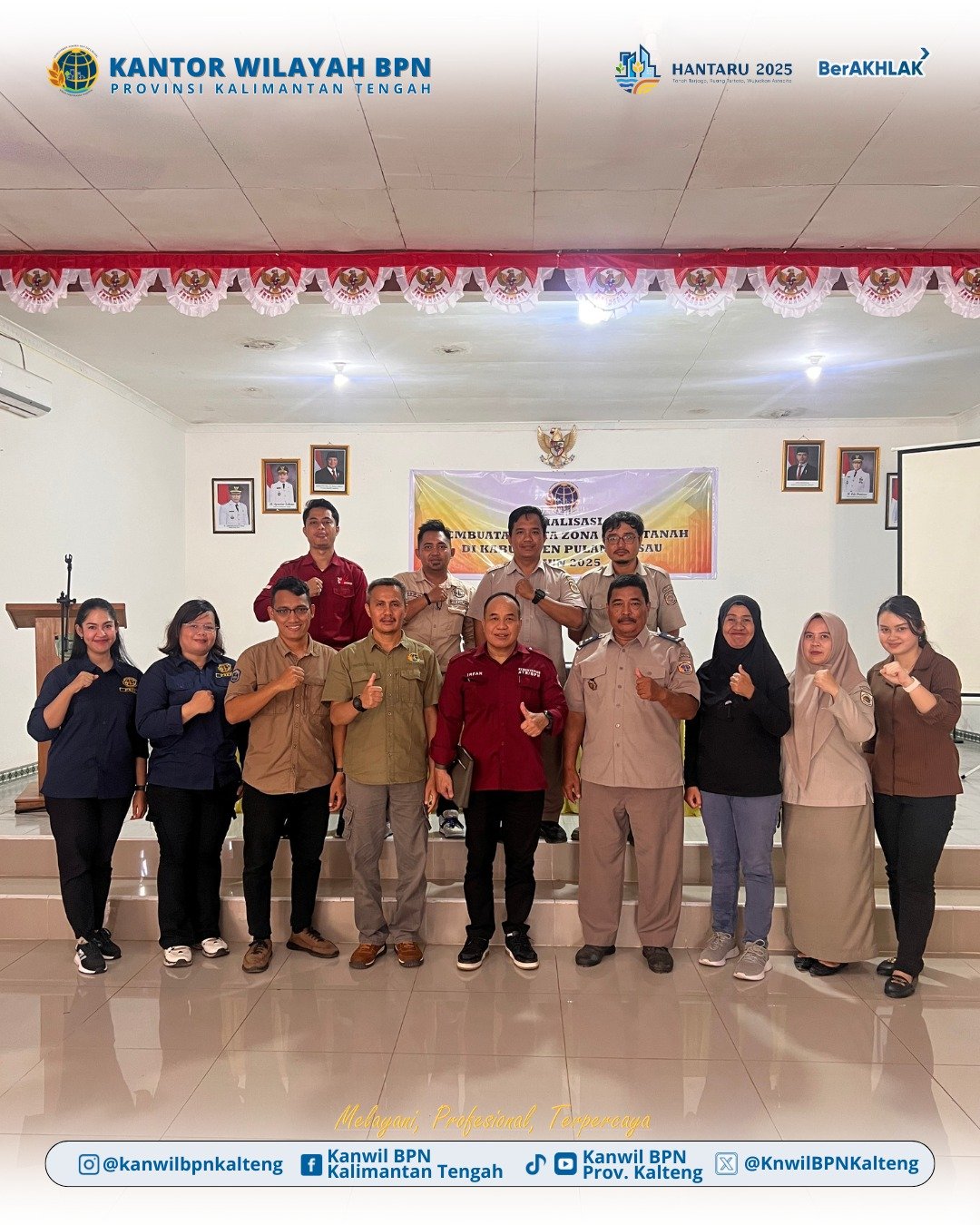 Upaya Tingkatkan Ketaatan Tata Ruang, Pemprov Kalteng Gelar Rapat KKPR Bersama Kanwil BPN