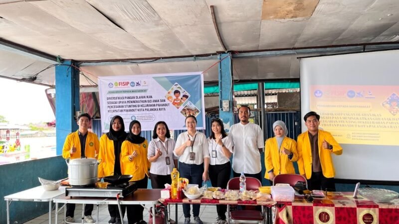 Cegah Stunting, Tim FISIP UPR Perkenalkan Inovasi Olahan Ikan