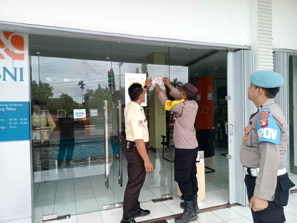 Polsek Kurun Sosialisasi Call Center 110 di Sembilan Titik Keramaian