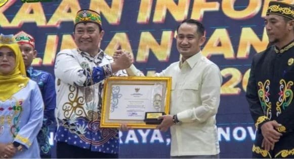 Pemko Palangka Raya Raih Anugerah Keterbukaan Informasi Publik